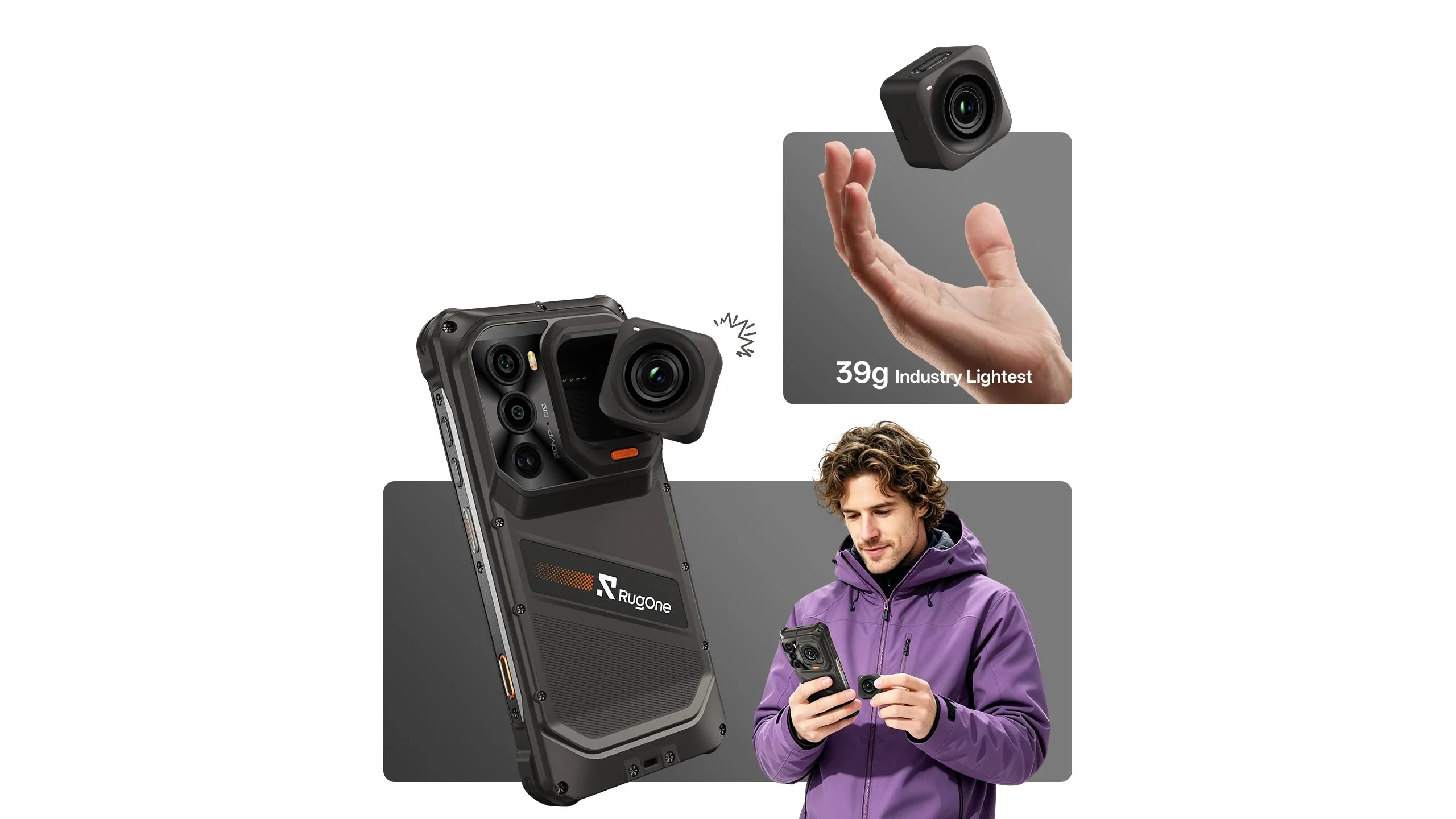 Cámara de acción desmontable del Xsnap 7 Pro
